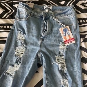 Denim Bermuda Shorts